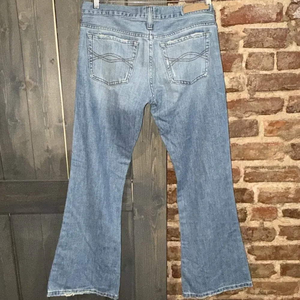 *Abercrombie & Fitch Y2K Jean & Top 2 Pc Bundle* Sz 6 32x30 & M Tank EUC Curated - Picture 3 of 16